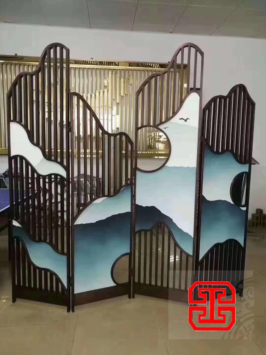 銅屏風(fēng)隔斷-設計定制